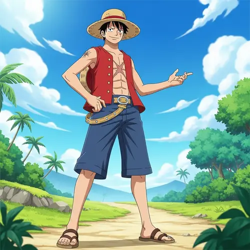 Straw Hat Luffy - Adventure Awaits