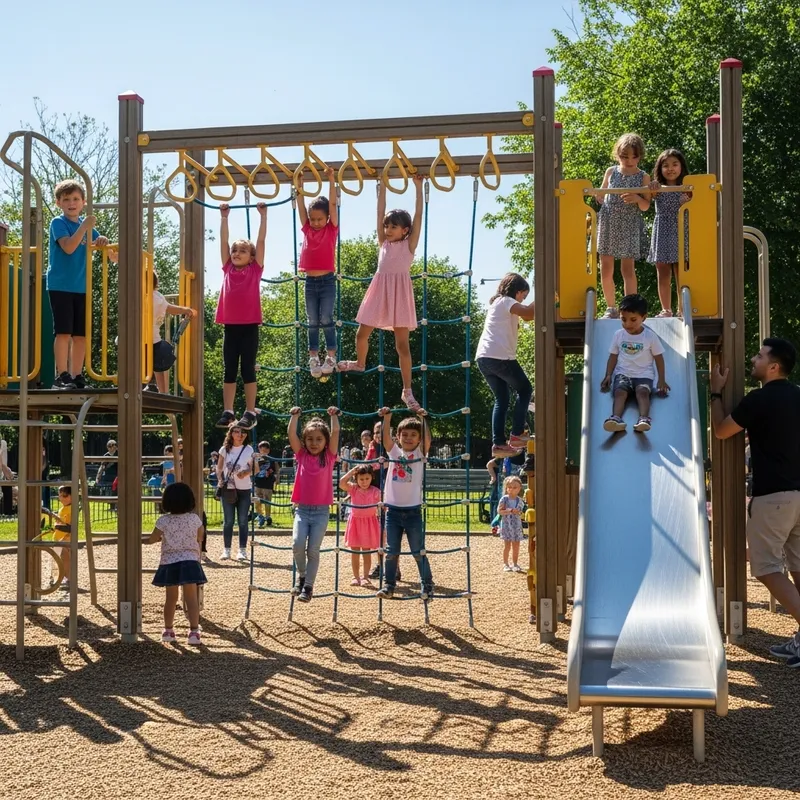 Vibrant Jungle Gym for Kids | Fun Park Playground