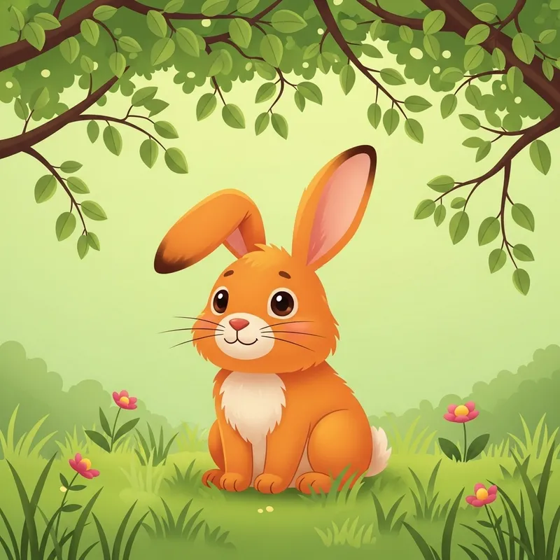 Happy Tree Friends Rabbit in a Meadow