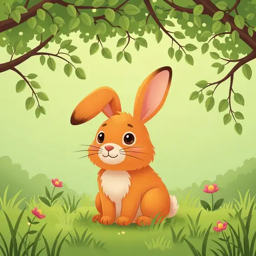 Happy Tree Friends Rabbit in a Meadow