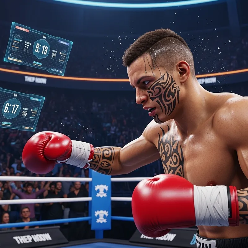 Mike Tyson Knockout Game - Virtual Athlete in Gloves Mike Tyson Knockout Game - Virtual Athlete in Gloves