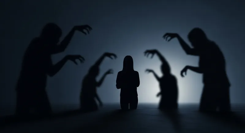 Dark Fear and Anxiety Shadows: Manifestation Symbolism