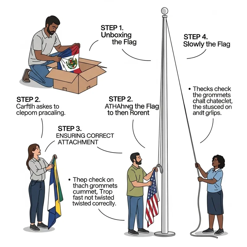 Step-by-Step Guide: How to Properly Raise a Country Flag