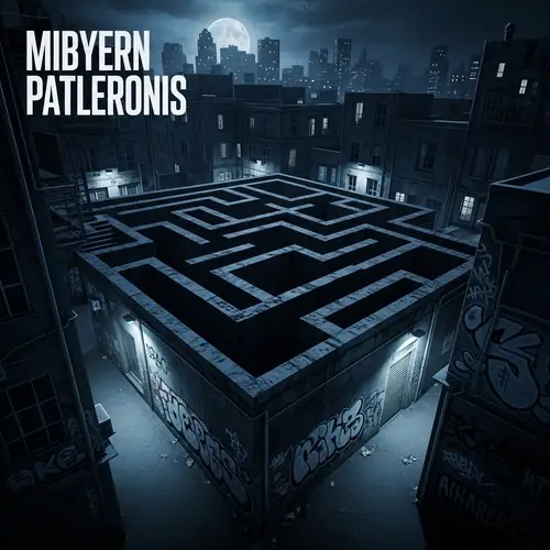 Urban Labyrinth Album Cover: Mystical Journey Through City Life