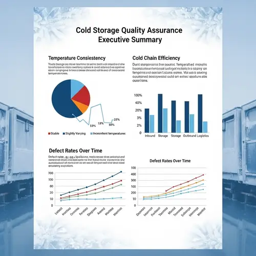 Cold Storage Management Quality Assurance Report | Charts & Statistics