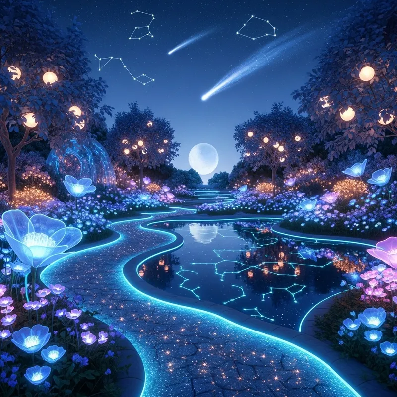 The Mesmerizing Beauty of a Celestial Garden The Mesmerizing Beauty of a Celestial Garden