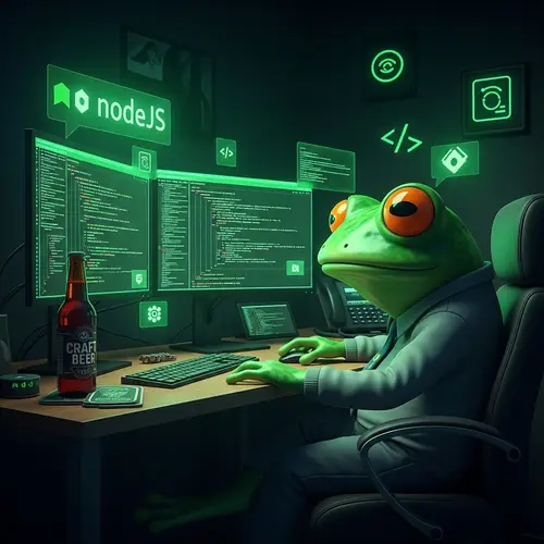 Frog Backend Developer: NodeJS Coding & Craft Beer