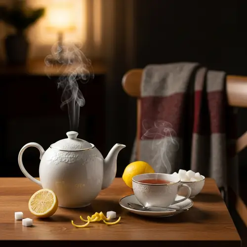 Elegant Tea Set: A Cozy Tea Experience