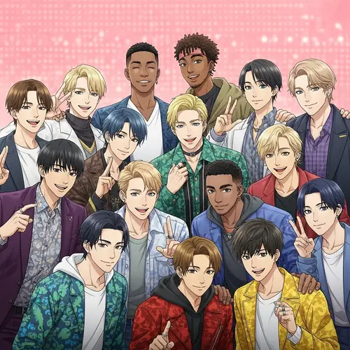 Meet the Diverse Music Group of Seventeen Young Men