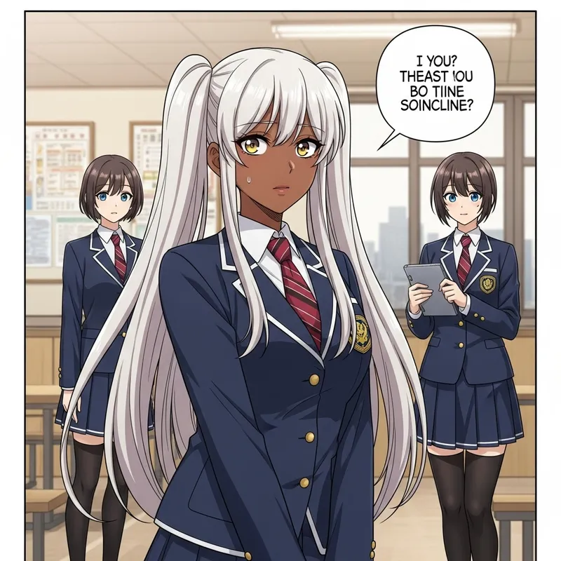 Marvel-Inspired Comic: Shy Teen's Sparkly Adventure