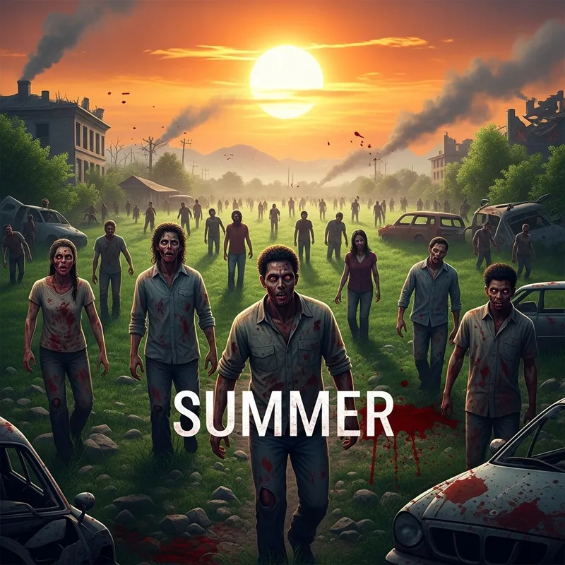 Summer Zombie Apocalypse: Greenery in Bloodshed