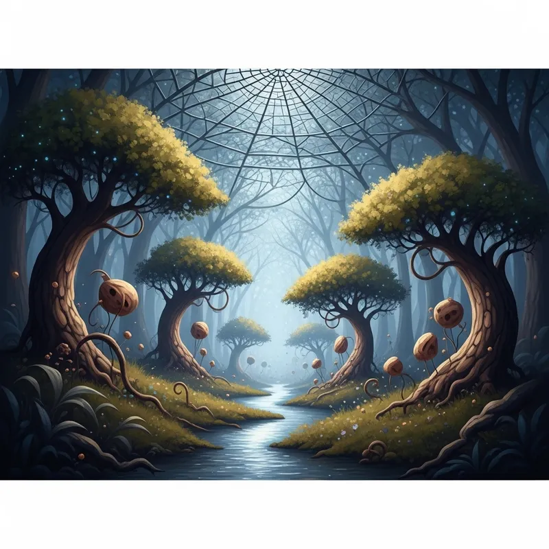 Enchanted Forest: A Surreal Dreamland Enchanted Forest: A Surreal Dreamland