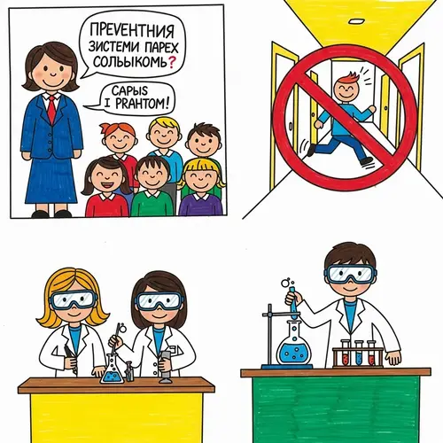 Child's Drawing of Preventive System in Education