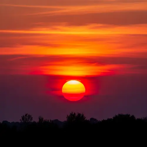 Vivid Sunset Abstract Art - Captivating Colors & Emotions