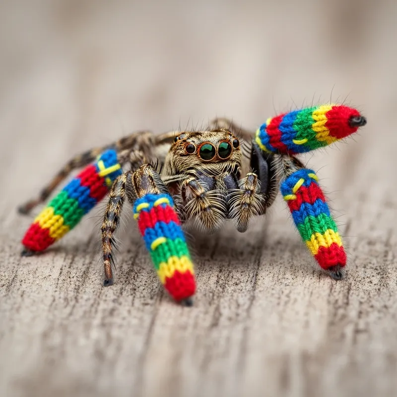 Spider Wearing Socks | Adorable Arachnid Fashion Spider Wearing Socks | Adorable Arachnid Fashion