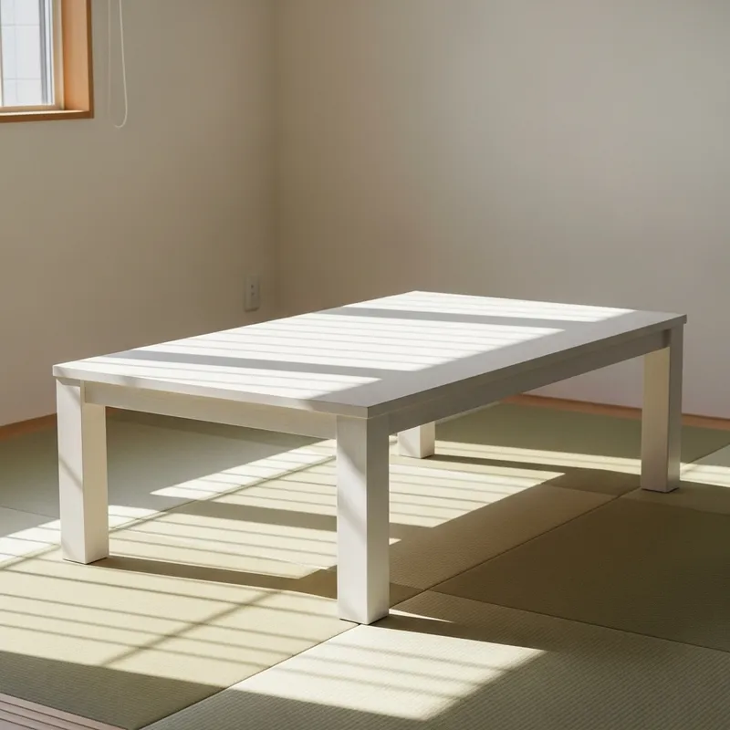 White Japanese Table - Simple & Elegant Design