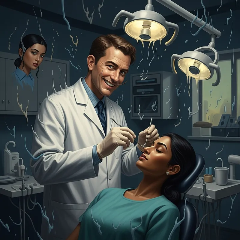 Surrealist Dentist Encounter: Dreamlike Dental Horror