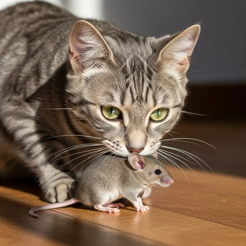 Cat Eating Mouse | Natural Predator in Action Cat Eating Mouse | Natural Predator in Action