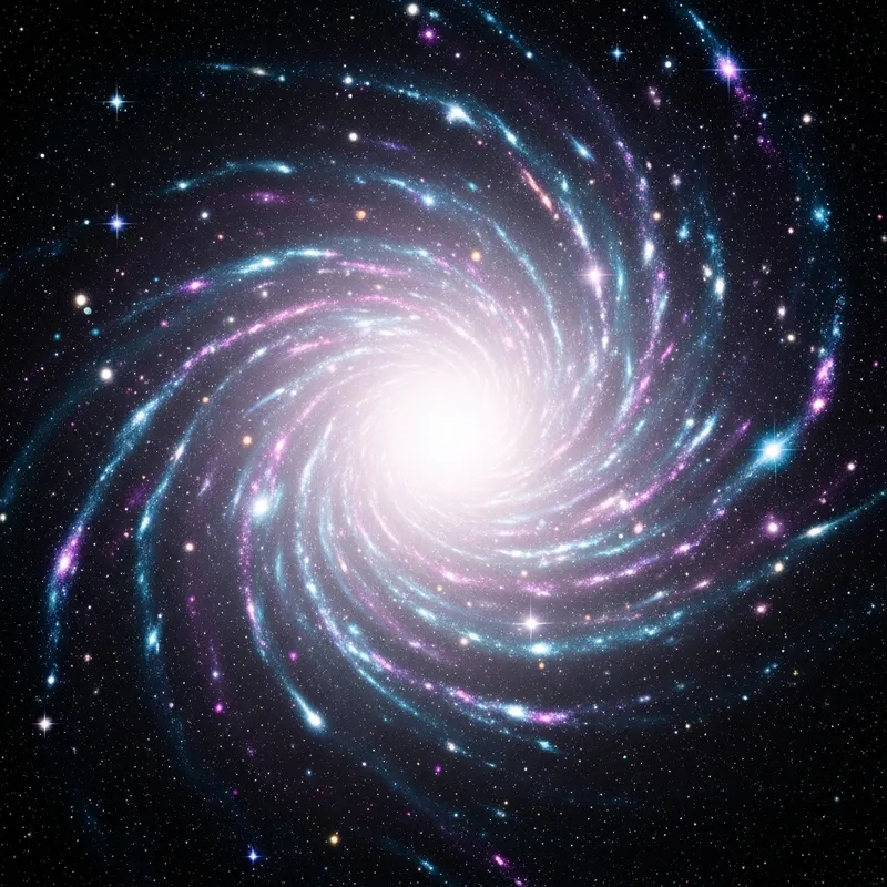 Abstract Galaxy Art: Stars & Cosmic Colors