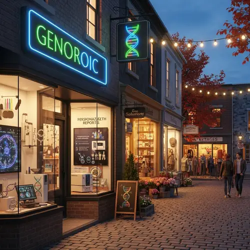 Explore Unique Genomic Tech Shops on Vibrant Streets