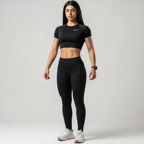 Realistic Full Body Photo of Iranian Teenage Girl