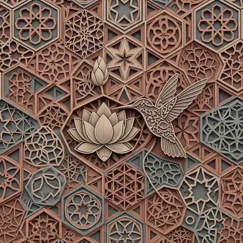Intricate Tessellation with Nature's Touch
