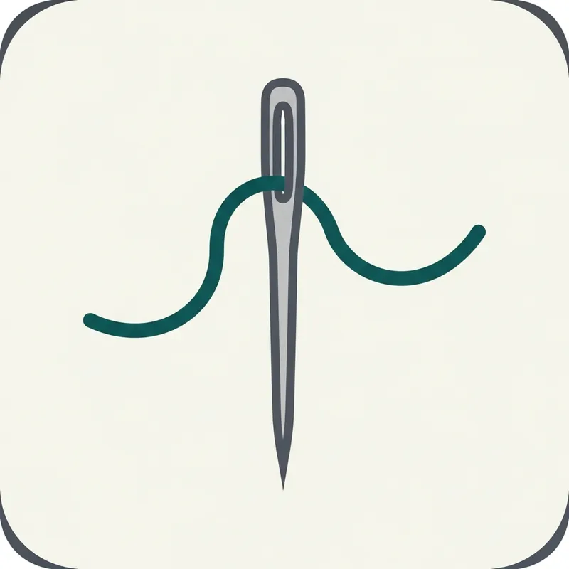 Innovative Sewing Machine Icon Design