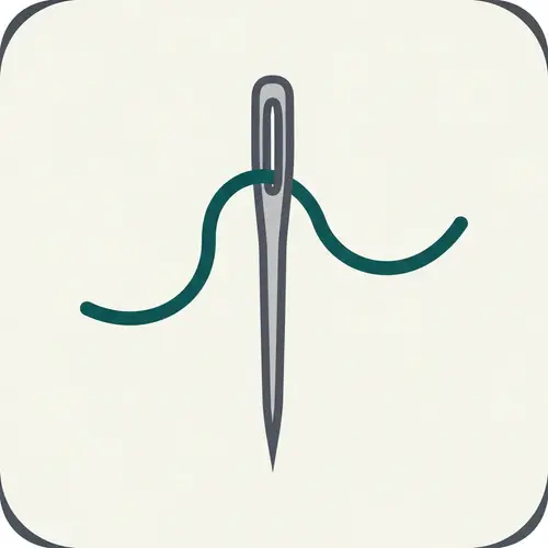 Innovative Sewing Machine Icon Design