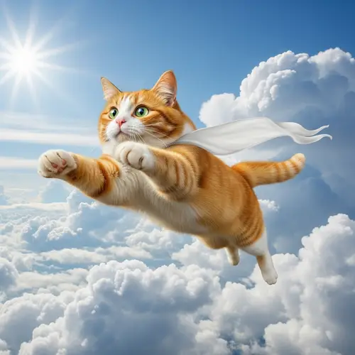 Cat Fly: Soaring Through the Sky with Style