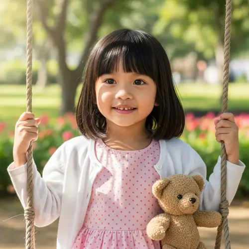 Cute Little Girl Named Linh