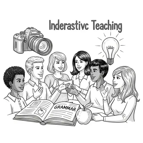 Interactive English Teaching Session with Diverse Students