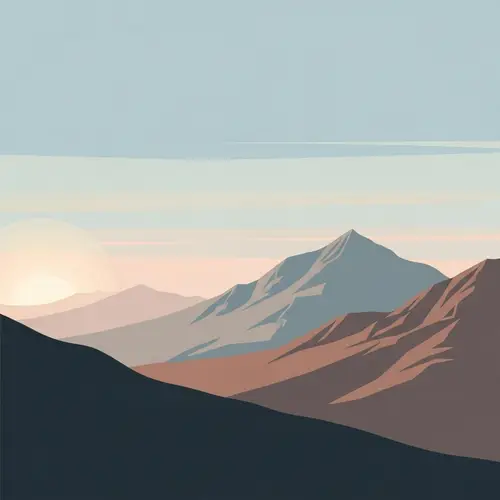 Minimalist Mountain Landscapes | Serene Design