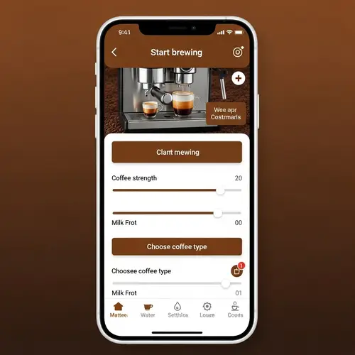 Smart Espresso Control App | Manage Brewer & Froth Levels
