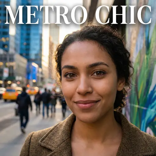 Striking Urban Headshot of a Young Model