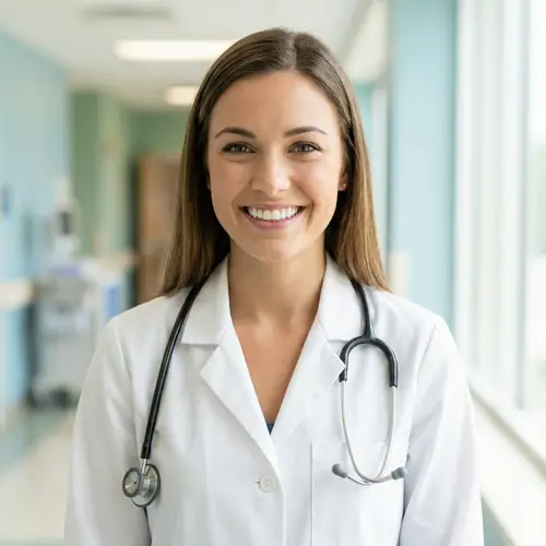 Empowering Female Doctor Residency Headshot