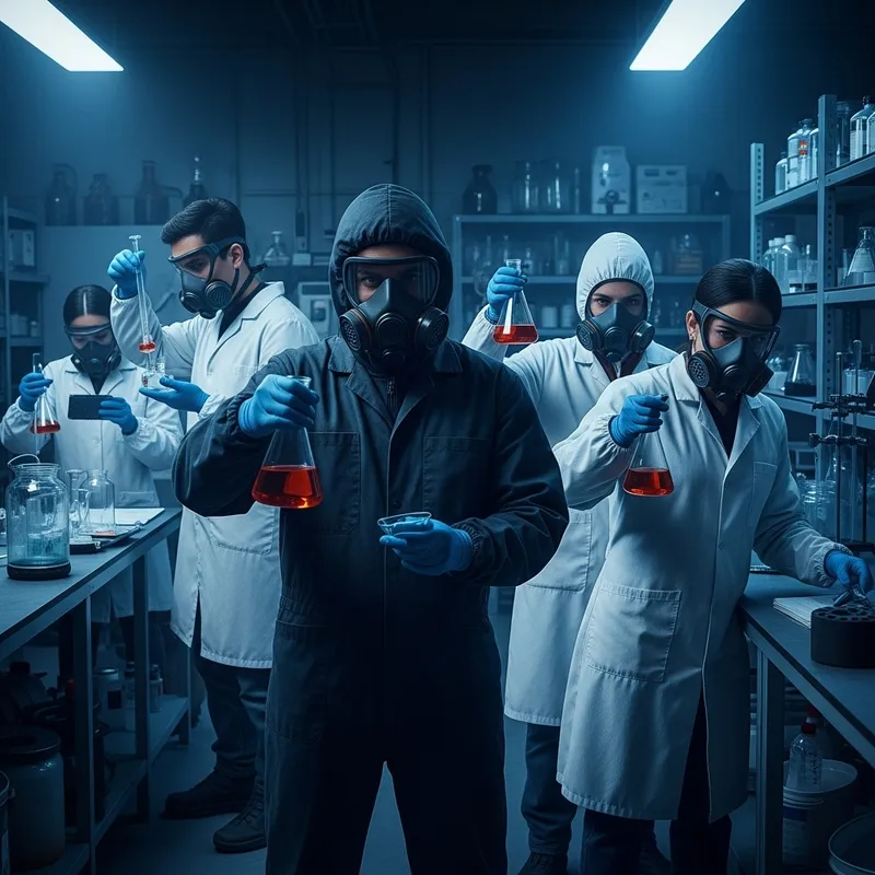 Brutal Chemists in Diverse Underground Laboratory Setting Brutal Chemists in Diverse Underground Laboratory Setting