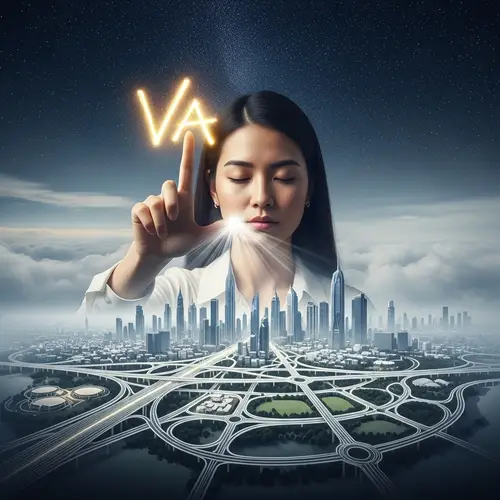 Enigmatic Vision Casting Art | Young Asian Woman Creating