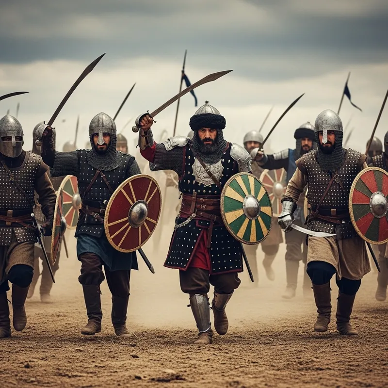 Muslim Knights in Ancient Battle | Legendary Warriors in Action