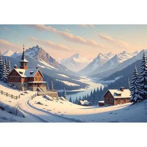 Classic Style Winter Landscapes