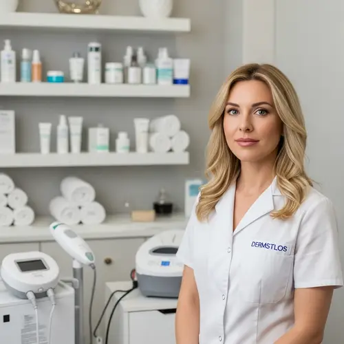 Expert Female Cosmetologist at Dermatology Clinic