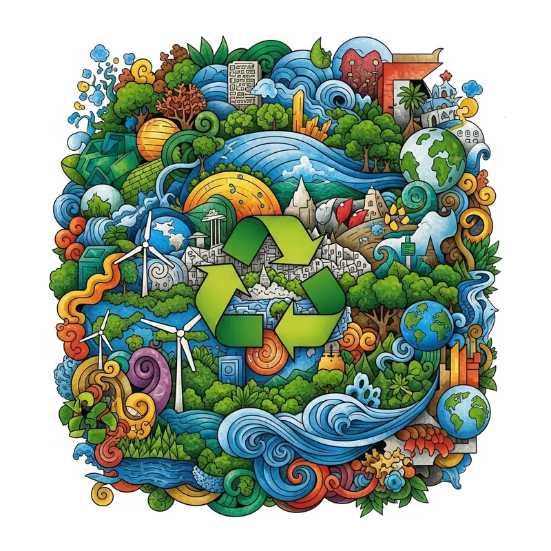 Save the Environment: Abstract Art Inspiration