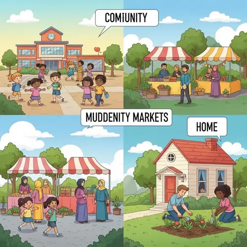 Harmony and Cooperation in Diverse Landscape