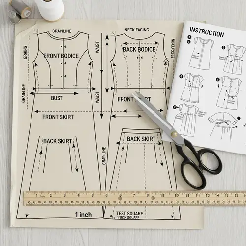 Simple A-Line Dress Sewing Pattern Guide