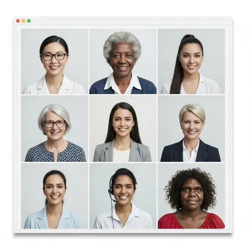 Diverse Women in a Virtual Meeting - Connect & Collaborate