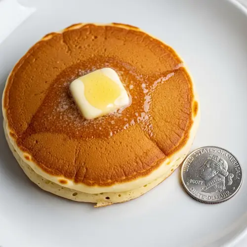 Delicious $1 Pancake with Melting Butter | Affordable & Appetizing