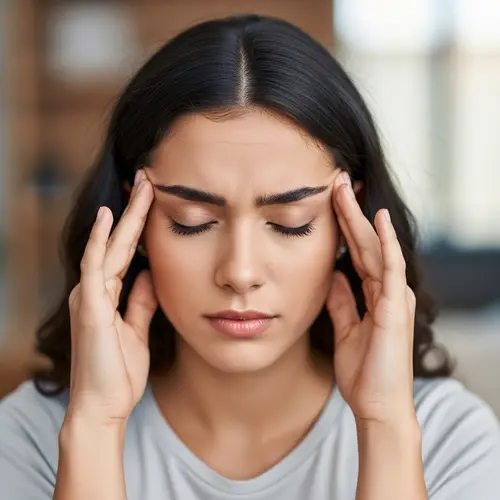 Hispanic Woman with Headache - Find Relief Now!