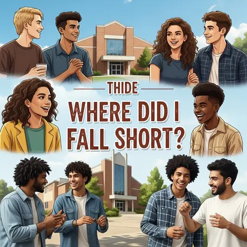 Church Youth Fellowship: Where Did I Fall Short? Poster