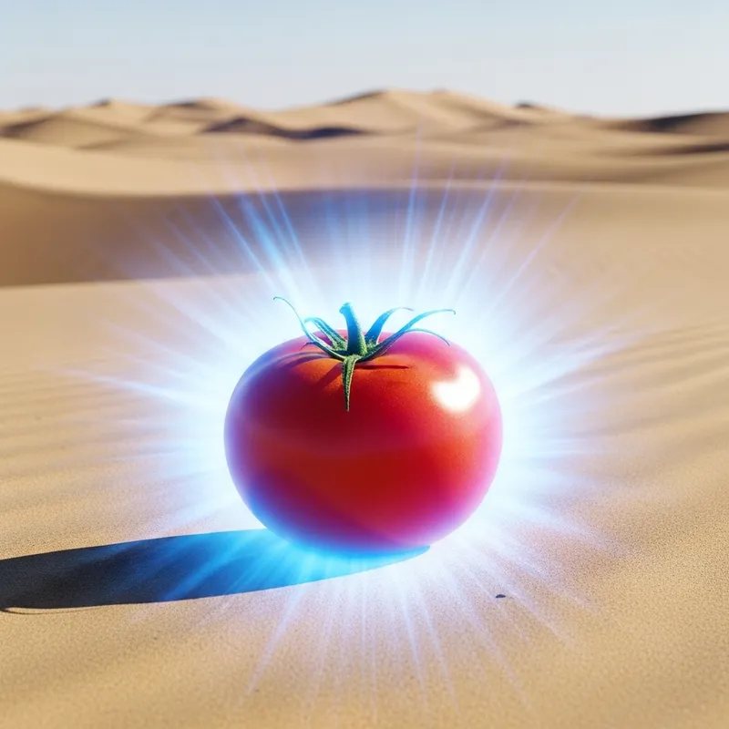 Super Saiyan Blue Tomato in Desert Awakening