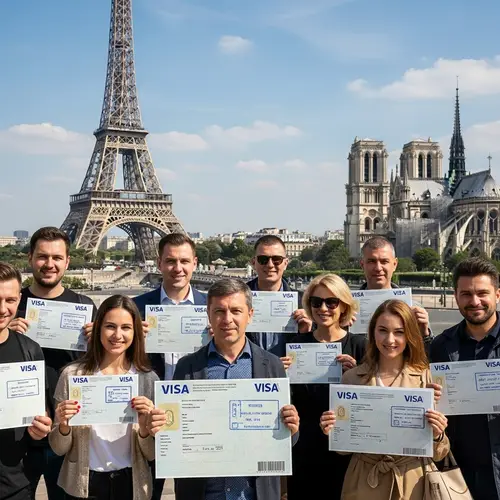 Russian Travelers with Stamped Visas in Paris | Wanderlust Adventures