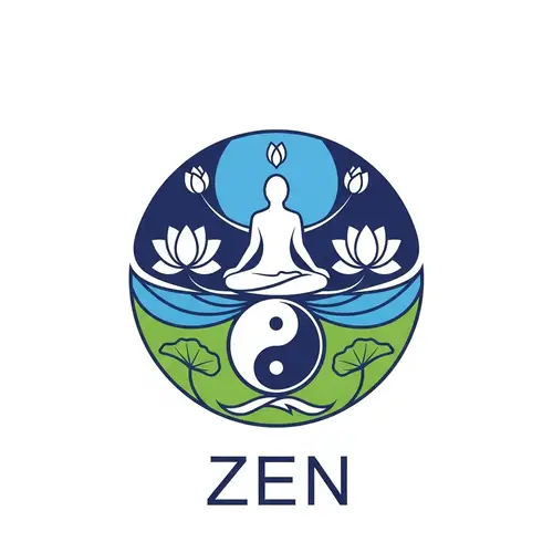 Zen Logo Design: Harmony, Balance, Peace | Tranquil Colors